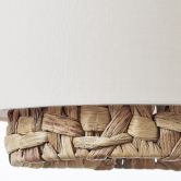 Pendelleuchte Till, braun, 120 x 110 cm, Textil Lampe 