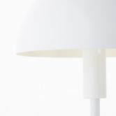 Tischleuchte Lasse, weiß, 35,5 x 20,3 cm, Metall Pilzlampe 
