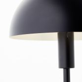 Tischleuchte Lasse, schwarz, 35,5 x 20,3 cm, Metall Pilzlampe 