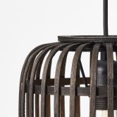 Pendelleuchte Willi, schwarz, 130 x 21,5 cm, Metall Pendellampe 