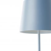 Tischleuchte Cosy, blau, 10 x 37 cm, Metall Tischleuchte Outdoor 