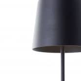 Tischleuchte Cosy, schwarz, 10 x 37 cm, Metall schwarze Outdoor Tischleuchte 