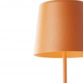 Tischleuchte Cosy, orange, 10 x 37 cm, Metall Tischlampe 