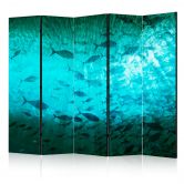 Paravent, Raumteiler freistehend, Trennwand - Underwater Paradise 