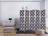 Japanischer Paravent, Raumteiler freistehend, Trennwand - Sunny Patterns: Repeating Sun Motif 
