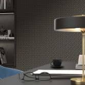 Fächertapete, Vliestapete Erismann Versailles schwarz, gold 