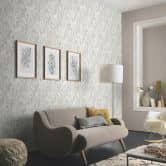 Blumentapete, Florale Tapete, Vliestapete Erismann Martinique beige 