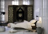 Paravent, Raumteiler freistehend, Trennwand - Zauber der Nacht 