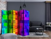 Kamerscherm - Kleurenpuzzel, 3-delig 