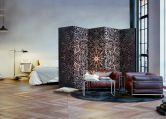 Paravent, Raumteiler freistehend, Trennwand - Spirituelle Finesse 