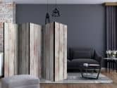 Paravent, Raumteiler freistehend, Trennwand - Edles Holz 