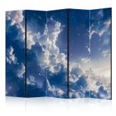 Paravent, Raumteiler freistehend, Trennwand - Starry Clouds and Gentle Light Over a Corner of the Sky 