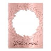 Fotorahmen Hochzeit Blätteroptik - personalisierbar 