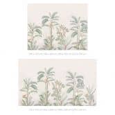 Jungle Papier peint forêt tropicale avec cacatoès - Bloomery Decor 