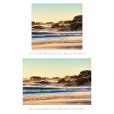 Papier peint maritime Côte de la plage au lever du soleil en Afrique - Hugonnard 