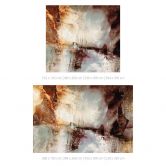 Papier peint photo Abstrait - Traces dorées dans la lumière du brouillard - Schmucker 