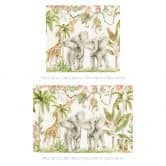 Fototapet Dyr i den tropiske jungle - UN Designs 