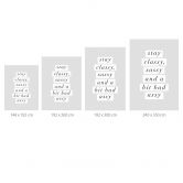 Fototapete Stay Classy Sassy and a Bit Bad Assy | Spruch Tapete - Wilson 