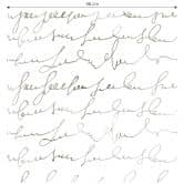 Mustertapete Das Schriftstück 