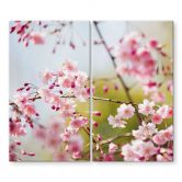 Stove cover plate with flowers - Cherry Blossoms 