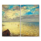 Stove cover plate - Delacroix - The sea 