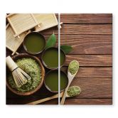 Dækplade til komfur - Matcha Tea 