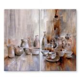 Stove cover plate - Schmucker still life with teapot 02 