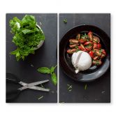Herdabdeckplatte - Tomate Mozzarella 