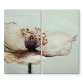 Herdabdeckplatte Zarte Trockenblüte in Beige - Treechild 