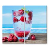 Herdabdeckplatte Tropical Raspberry 