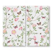 Stove cover plate Pink Christmas roses in spring - UN Designs 