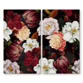 Herdabdeckplatte UN Designs - Blumenarrangement 
