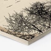 Hexagon - Holz Kubistika - Wintertraum 