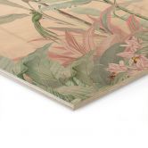 Holzbild Tropische Idylle mit Kolibri Apricot - Bloomery Decor 