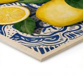 Tableau sur bois Citrons siciliens - EMELIEmaria 