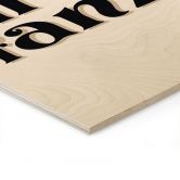 Holzbild Firlefanz 