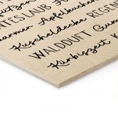 Holzbild Herbstliche Worte - Typografie 