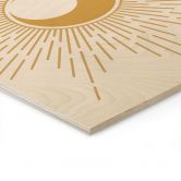 Tableau sur bois Rayons de soleil dorés - KsanaKalpa 