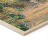 Holzbild Monet - Der Garten Monets in Vétheuil 