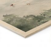 Holzbild Schwäne und Mäuse im Sternenflug - Ms  Tiff 
