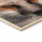 Houten Wanddecoratie dierenportret rode vos - Nagi 