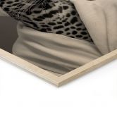 Holzbild Royale Spa-Auszeit mit Leopard - Rahner 