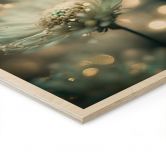 Tableau sur bois Délicat scintillement des fleurs - Treechild 
