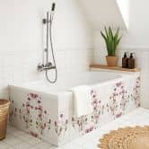 Stickers pour carrelage Fleurs rouges - Set de 12 