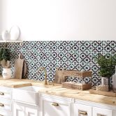 Fliesenaufkleber Portugiesisches Muster Azulejo - Treechild - 12er Set 