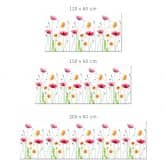 Küchenrückwand Blumen - Bunte Mohnblumen - Disher 