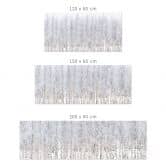 Küchenrückwand mit Natur-Motiv Birkenwald im Winter - EMELIEmaria 