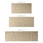 Küchenrückwand Abstrakte Ringe beige - Grande 