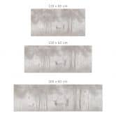 Keukenachterwand met natuurmotief - Herten in het nevelwoud - Ms Tiff 