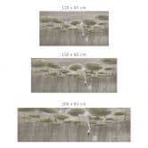 Keukenachterwand met lotusbloemen en zwaan in water in grijs - Ms Tiff 